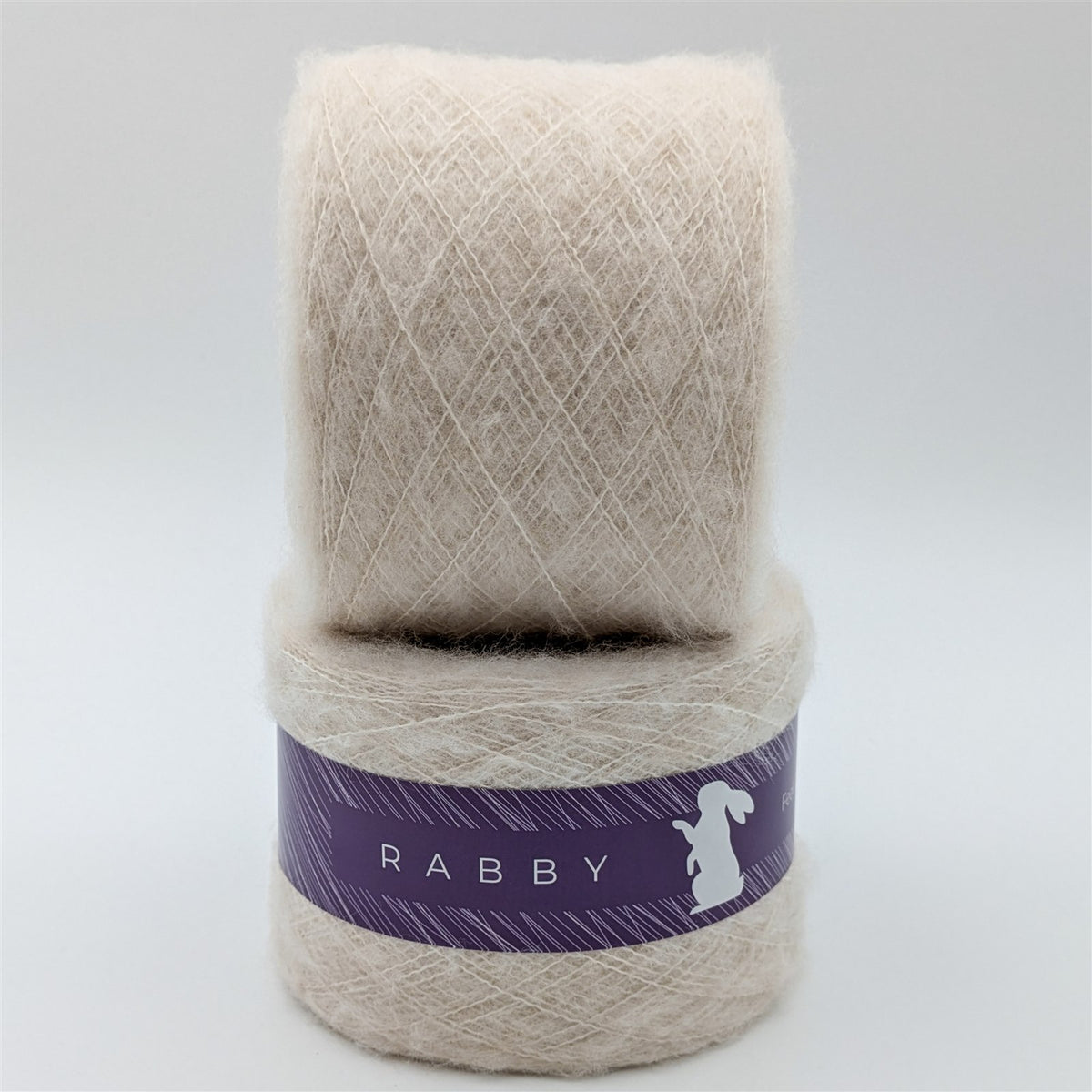 Lacegarn Malibu mit Mohair in Creme – RABBY, weitere Ansicht