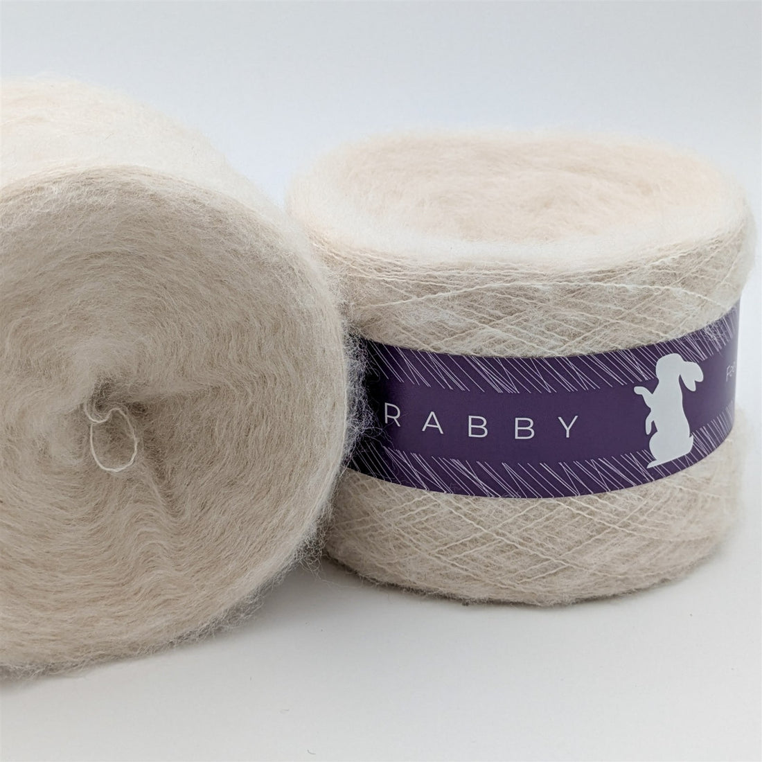 Lacegarn Malibu mit Mohair in Creme – RABBY, weitere Ansicht