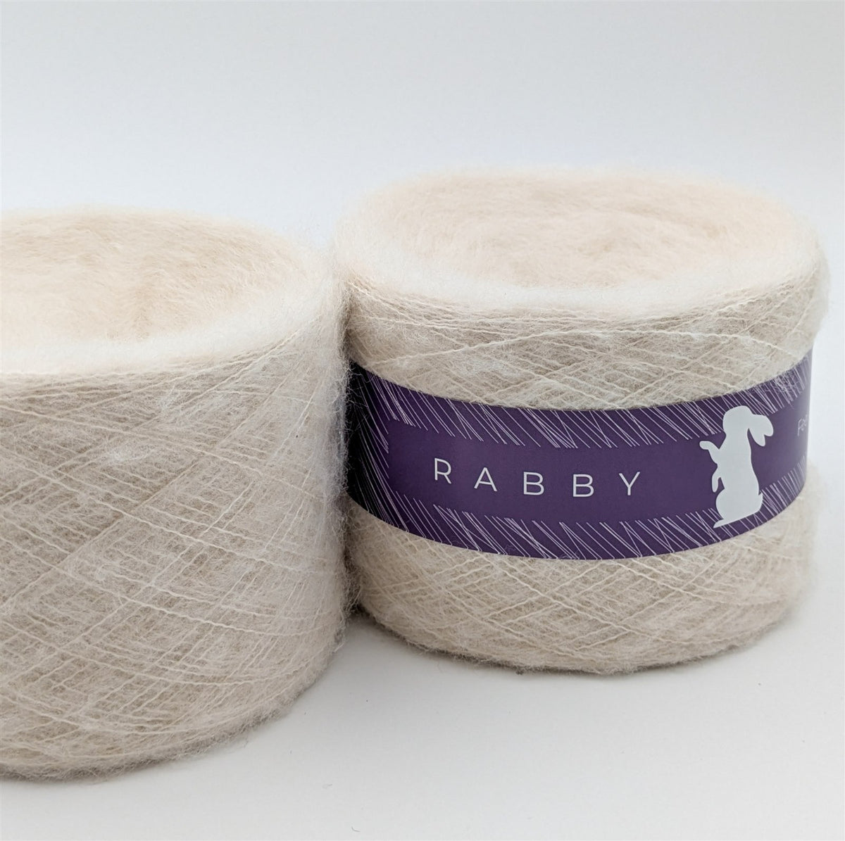 Lacegarn Malibu mit Mohair in Creme – RABBY, weitere Ansicht