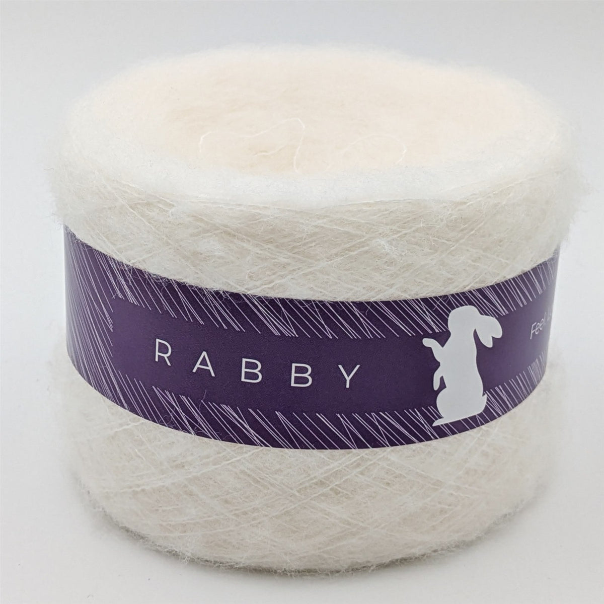 Lacegarn Malibu mit Mohair in Milch, 900 m / 100 g – RABBY