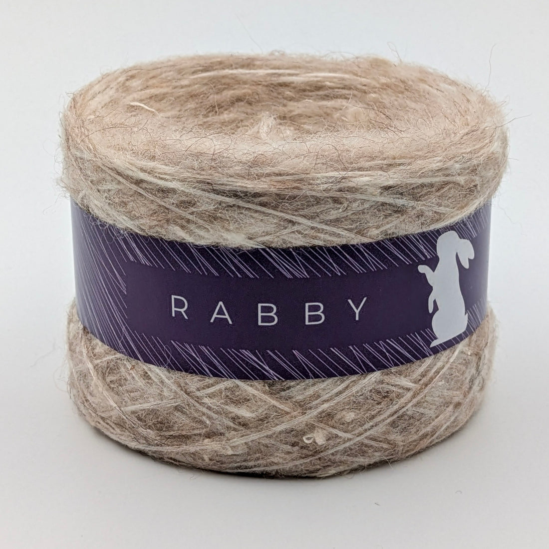 Wolle Chloe mit Mohair und Seide in Beige – RABBY, weitere Ansicht