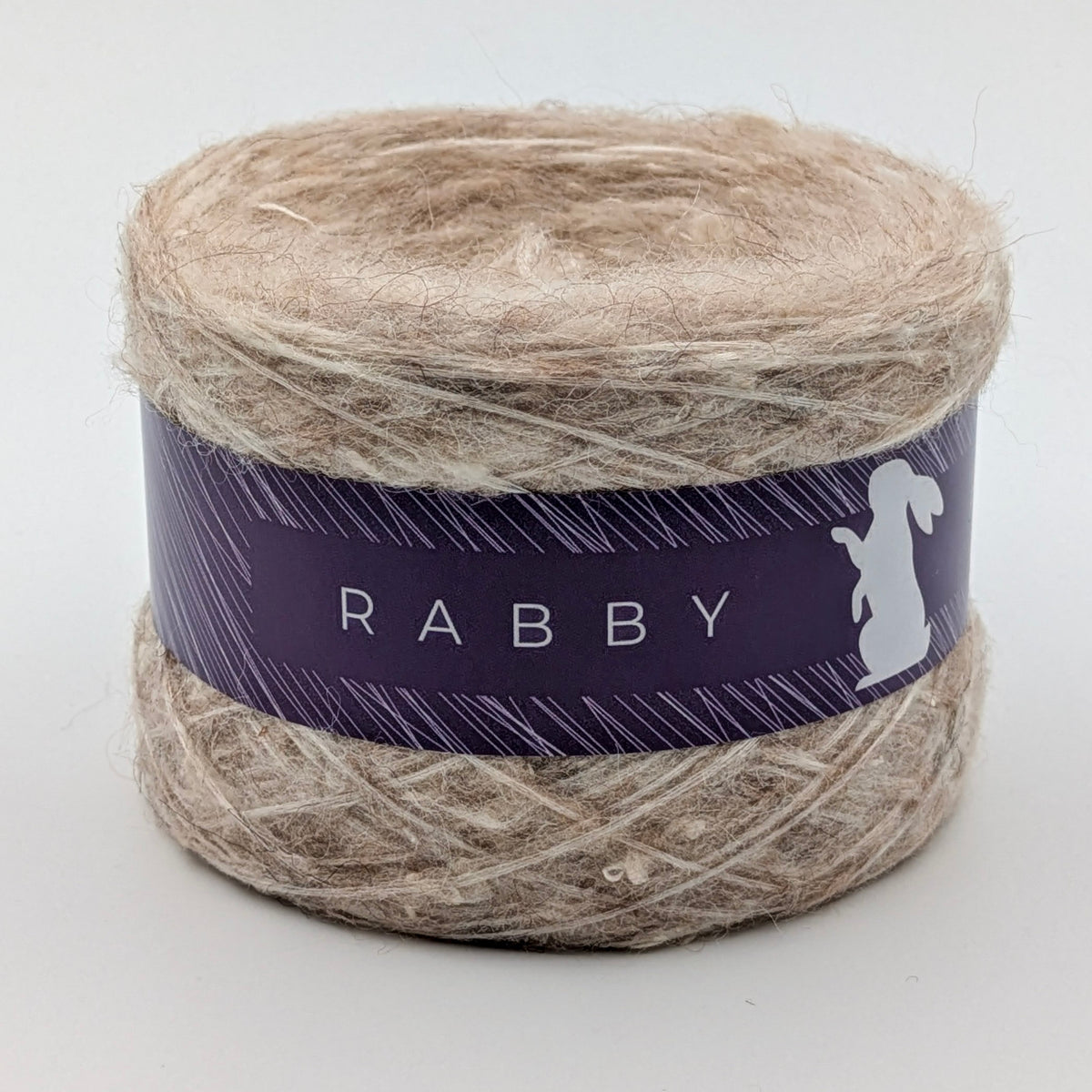 Wolle Chloe mit Mohair und Seide in Beige – RABBY, weitere Ansicht