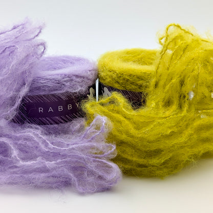 Flauschiges Garn Estelle mit Mohair – Garn im Detail, RABBY