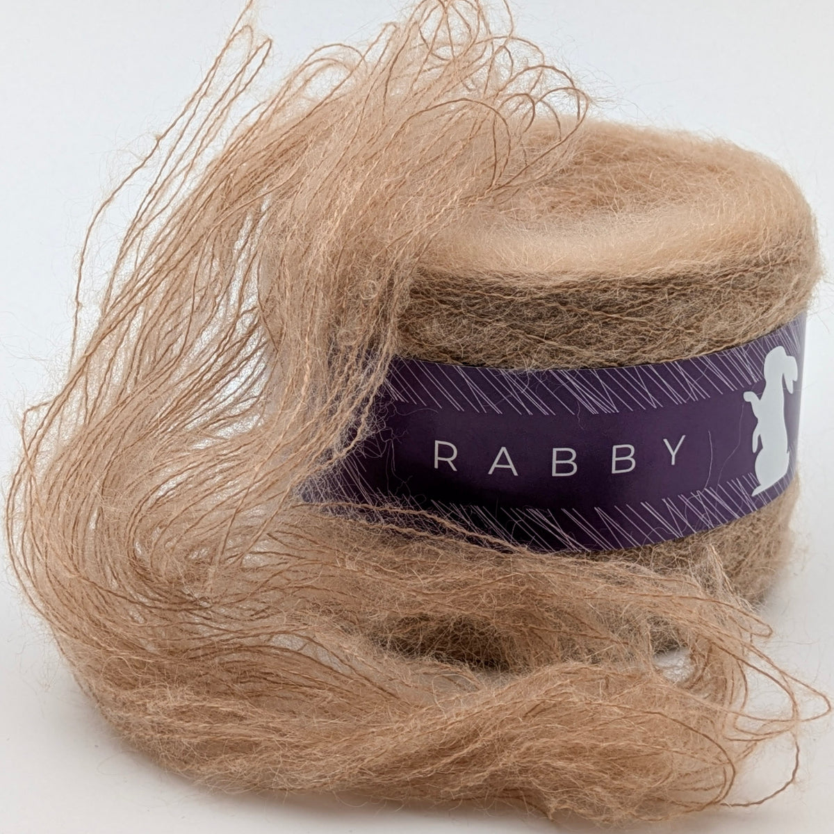 Mohair Wolle Astrum in Hellbraun, 1000 m / 100 g – RABBY