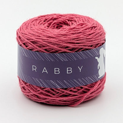 Reine Schurwolle Sabine in Rosa – RABBY, weitere Ansicht