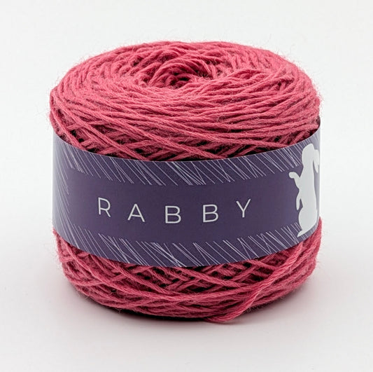 Reine Schurwolle Sabine in Rosa – RABBY, weitere Ansicht