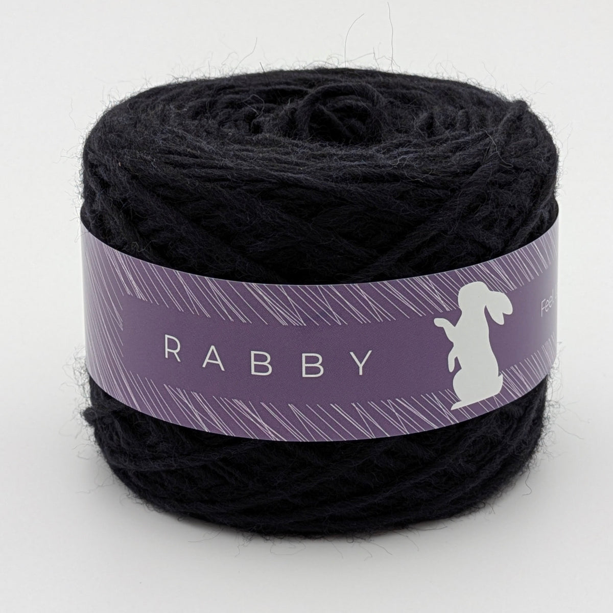 Weiches Garn Frida mit Alpaka in Schwarz, 180 m / 100 g – RABBY