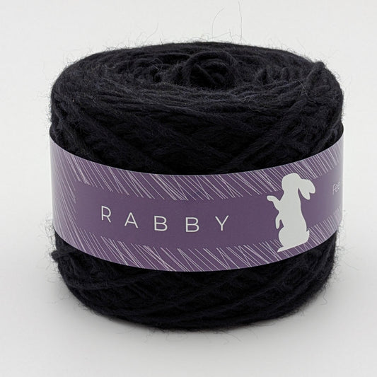 Weiches Garn Frida mit Alpaka in Schwarz, 180 m / 100 g – RABBY