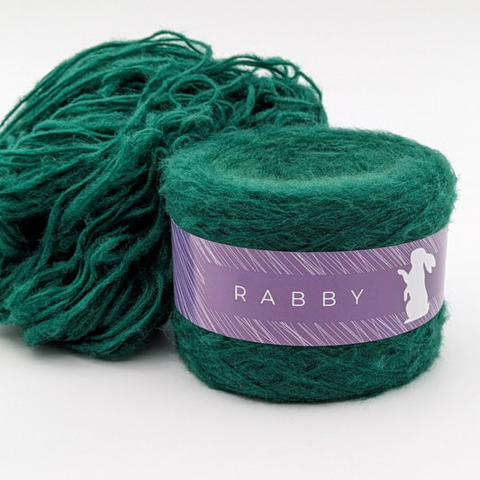 Lacegarn Dunia mit Wolle in Grün, 600 m / 100 g – RABBY