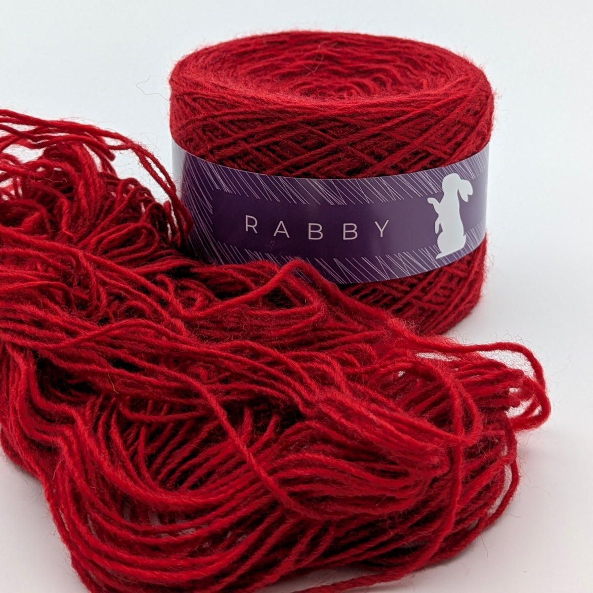 Feines Garn Alana mit Wolle in Bordeaux, 420 m / 100 g – RABBY