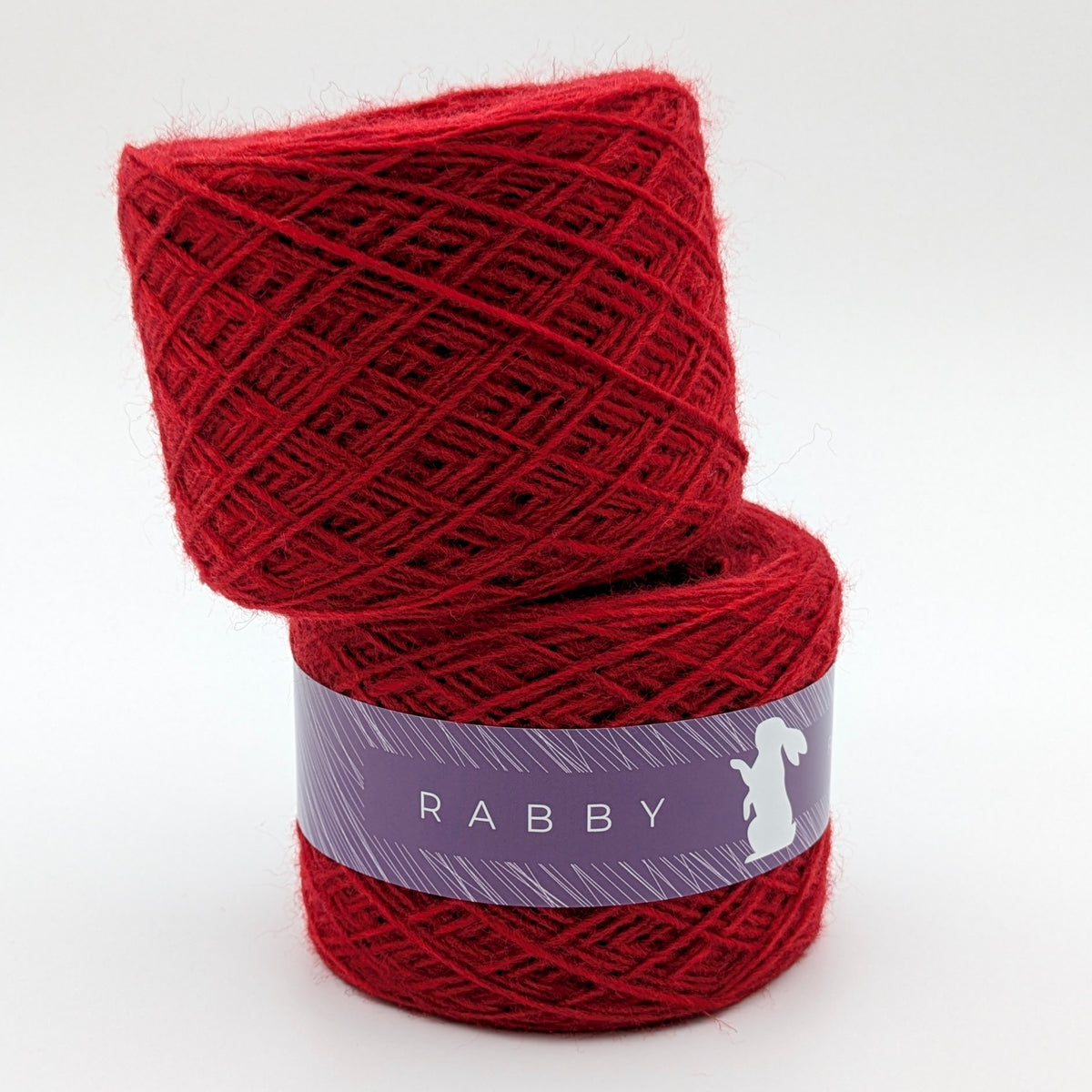 Feines Garn Alana mit Wolle in Bordeaux – RABBY, weitere Ansicht