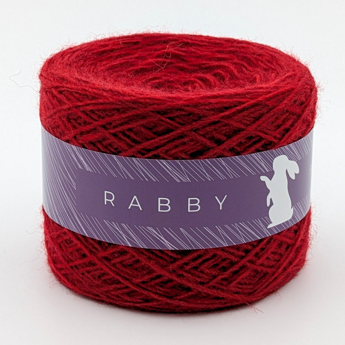 Feines Garn Alana mit Wolle in Bordeaux – RABBY, weitere Ansicht
