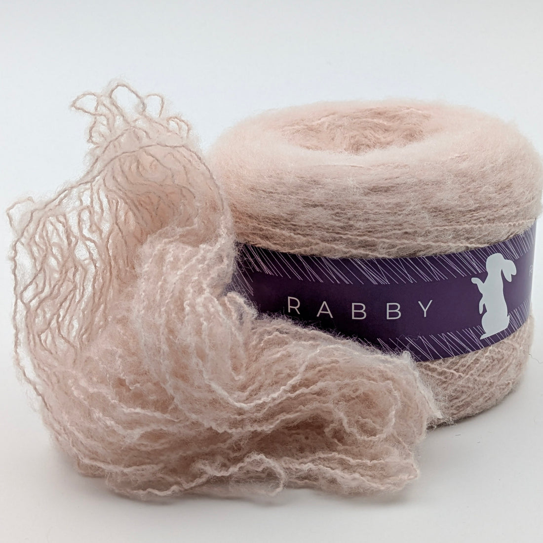 Dünne Wolle Tasso in Rosa, 700 m / 100 g – RABBY