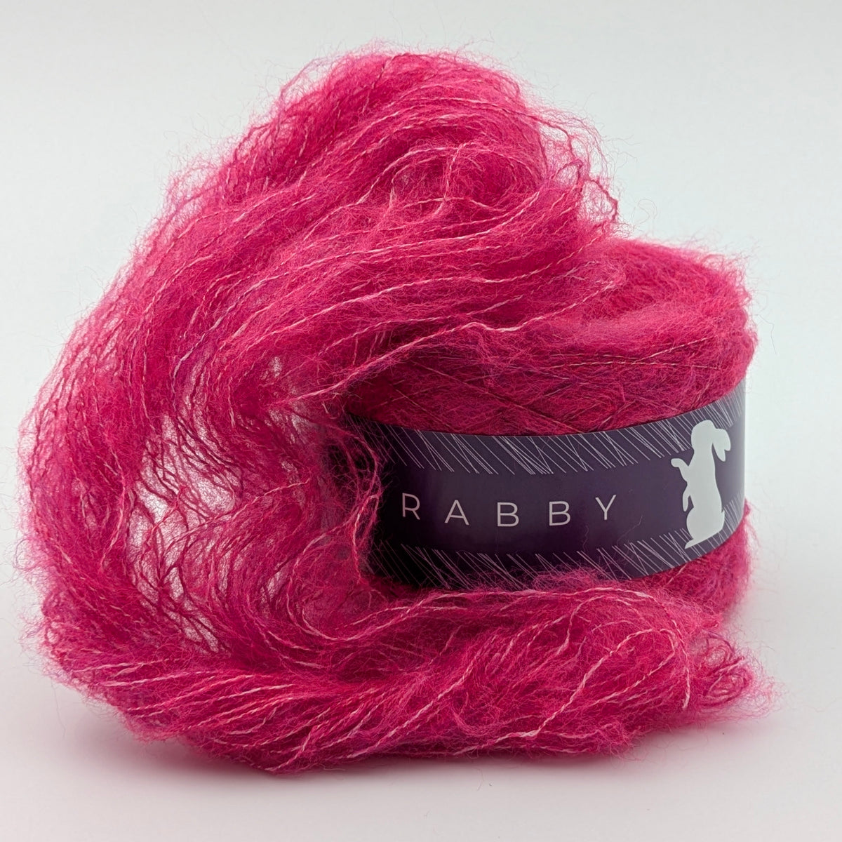 Lacegarn Freya mit Wolle und Viskose in Pink, 950 m / 100 g – RABBY