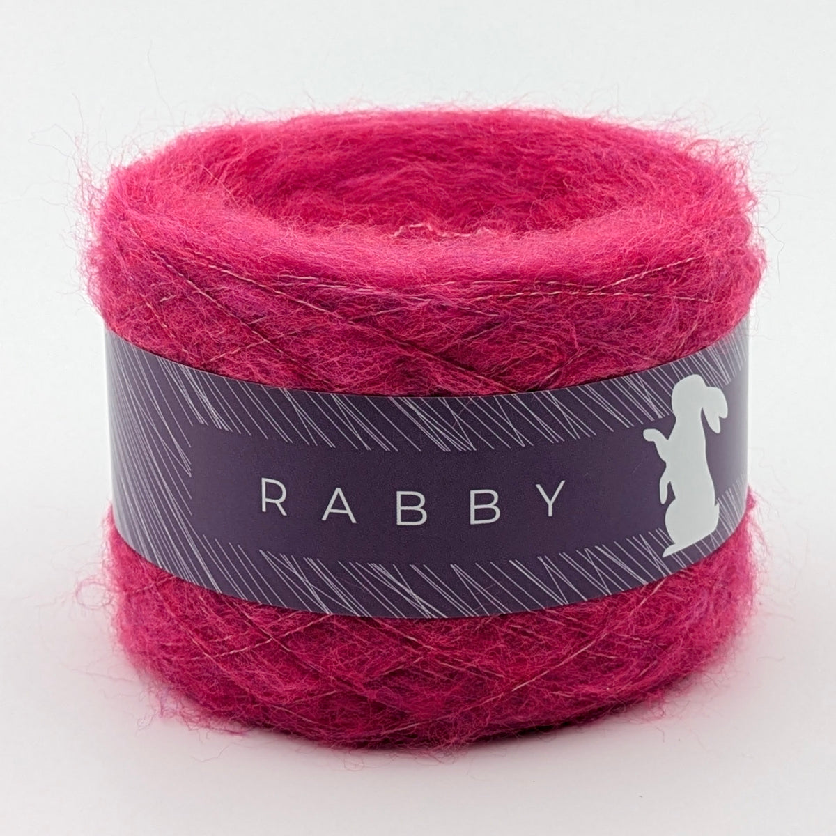 Lacegarn Freya mit Wolle und Viskose in Pink – RABBY, weitere Ansicht