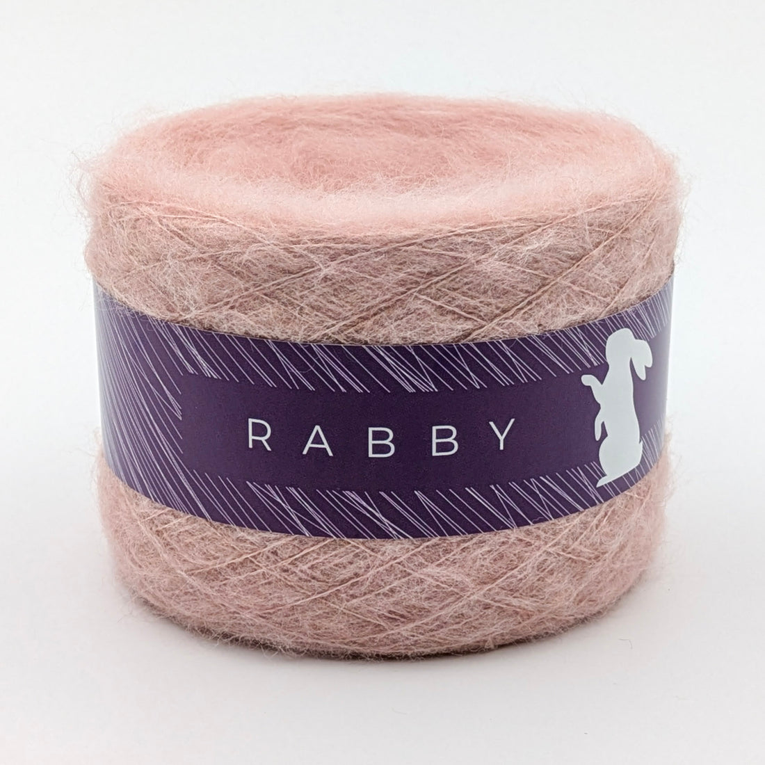 Lacegarn Freya mit Wolle und Viskose in Puderrosa, 950 m / 100 g – RABBY