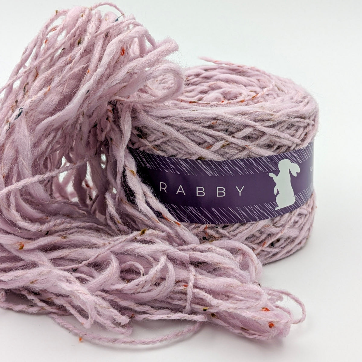 Tweed Wolle Carin in Rosa, 160 m / 100 g – RABBY