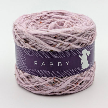 Tweed Wolle Carin in Rosa – RABBY, weitere Ansicht